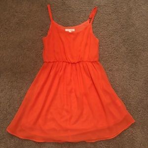 Bright orange/coral dress from Lush